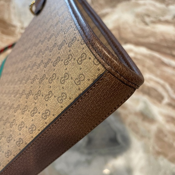 GUCCI Vintage GG Supreme Monogram Web Medium Rajah - Picture 6 of 7